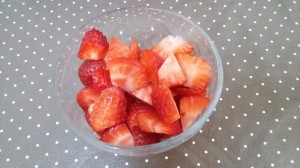 cortar fresas